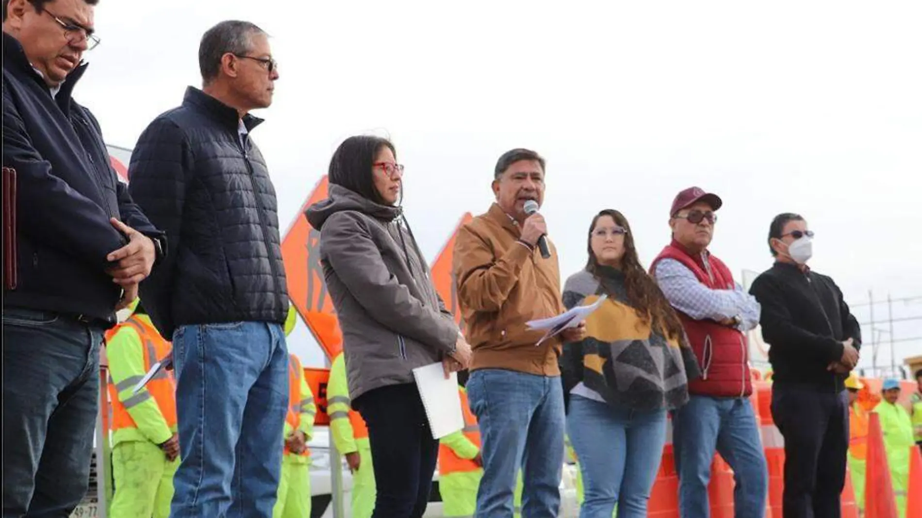 Banderazo obras carreteras